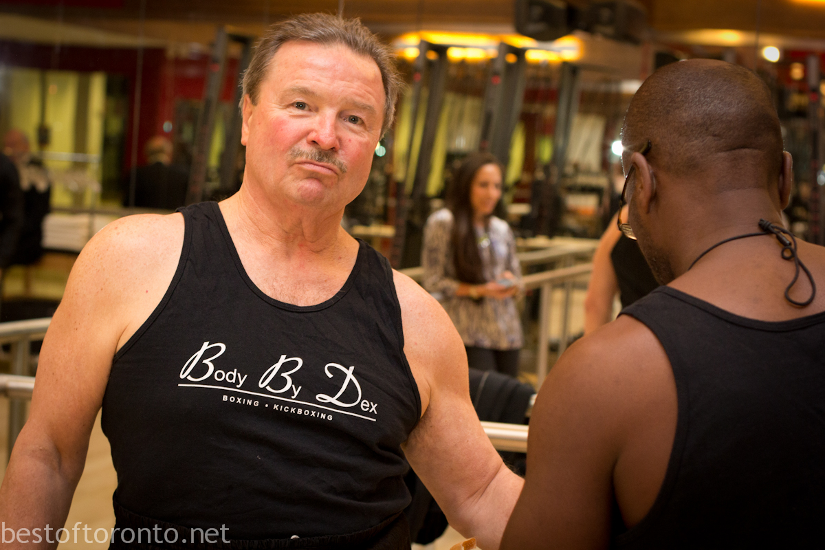 66 year old Dennis Vanfleet preparing for his fight
