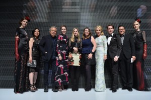 Model, Susan Langdon, Arie Assaraf, Miranda Purves, Sarah Stevenson, Elisha Ballantyne, Suzanne Rogers, David Dixon, John Morioka, Model (Photo credit: George Pimentel)