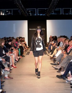 At the Mercedes-Benz Start Up runway show in Laval, QC. Image courtesy of IMG