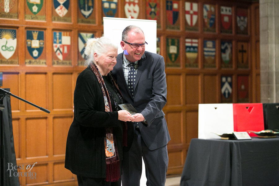 L: Patricia Nell-Warren, a 2014 Bonham Centre Award recipient