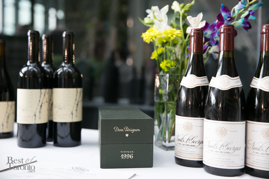 Many fine wines and Dom Perignon up for bid in the silent auction