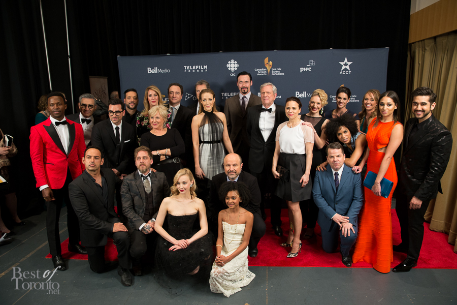 A group shot of the Canadian Screen Awards presenters