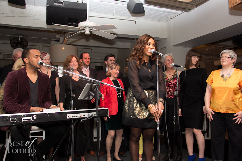 Divine Brown singing with the Toronto Choral Society