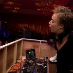 Stacey McKenzie at the DJ booth