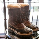 The Bison Boot made by Sorel. Made from durable, American Bison featuring full grain leather and a removable genuine shearling inner boot with sheep shearling cuff. The entire boot is waterproof insulating the boot from the ground cold. $450