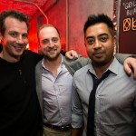 The Tequila Tromba boys (Eric Brass and Pete) with Dave Sidhu (Playa Cabana)