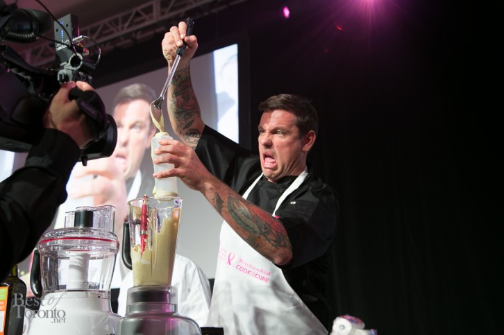 Chuck Hughes at Cook for the Cure 2013 | Photo: Nick Lee