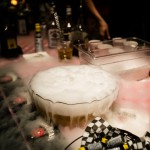 The dry ice by Boots n Bourbon used in their "Coffee and Donuts" cocktail (Adrien Stein)