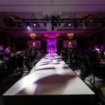 The runway before the show starts