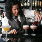 Alana Nogueda serving up some Adult's Beverage cocktails