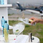Cocktails for the helicopter ride