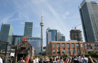 An impressive cityscape view from The Porch