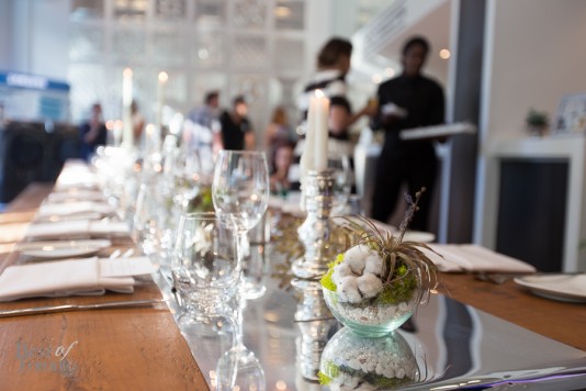 The dinner setting