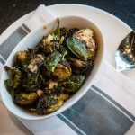Brussel sprouts and mint