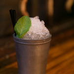 "Cuban Julep" with Mount Gay Eclipse, Makers Mark, Mint syrup, Lime Juice | Photo: Nick Lee