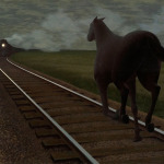 Alex Colville: Horse and Train (1954)