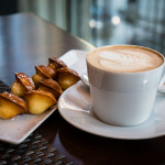 Madeleines and cappucino
