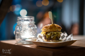 Ontario harvest brisket burger