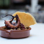 Grilled octopus with channa masala | Photo: Nick Lee