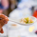 Shrimp and chayote ceviche