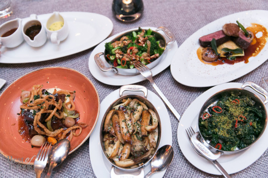 A quick shot of some of the many shared plates | Photo: Nick Lee