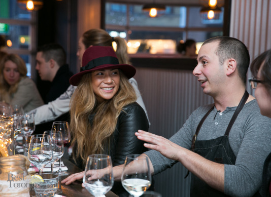 Chef Matt Basile with Open Wines at Lisa Marie Restaurant