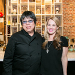 Chef Alvin Leung with guest, Shawna G