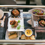 Appetizers a la carte, literally. Daily Chef's small plate creations will vary by seasonality but here we have foie gras crème brûlée, pork belly and more.