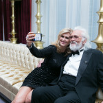 Jen Valentyne, Ronnie Hawkings take a selfie