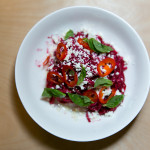 Beet salad at CC Lounge