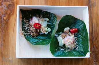 Betel leaf wrap
