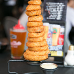 Tower of onion rings