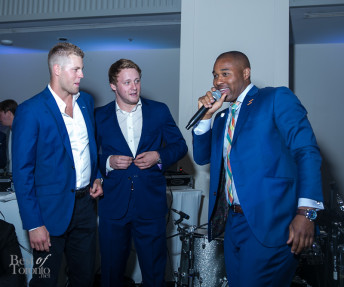 Peter Holland (Toronto Maple Leafs), Morgan Rielly (Toronto Maple Leafs), Cabbie Richards (TSN)