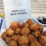 Deep fried rice pudding