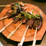 Lamb spiedini skewers from The Beech Tree