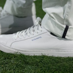 James bringing out his all-white Sully Wong x Ciroc shoes to Diner en Blanc 2015